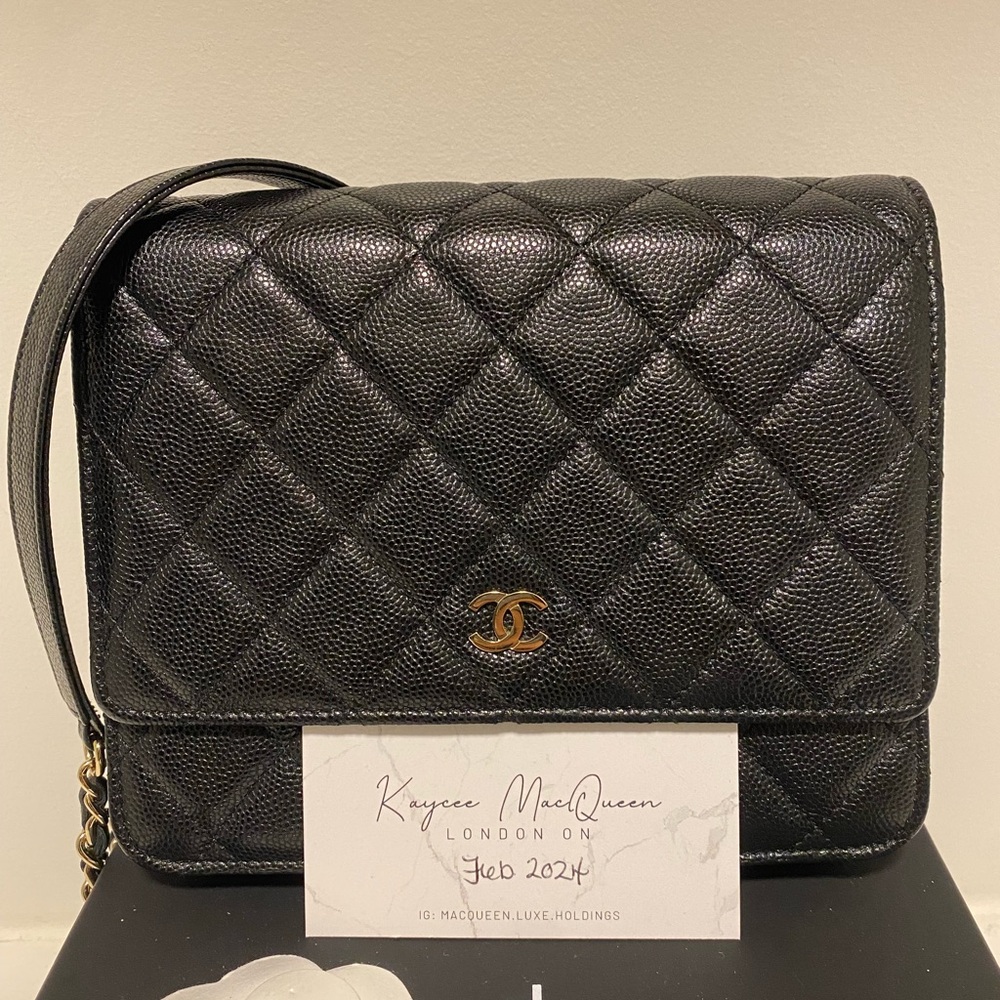 Chanel Caviar Quilted WOC like new condition